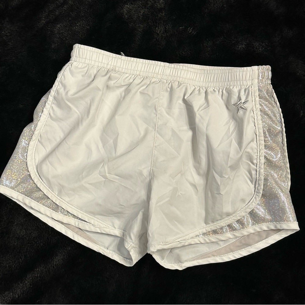 Rebel shorts white silver Youth Large TD